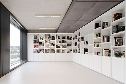 Use of HPL bonded boards in a library Use of HPL bonded boards in a library